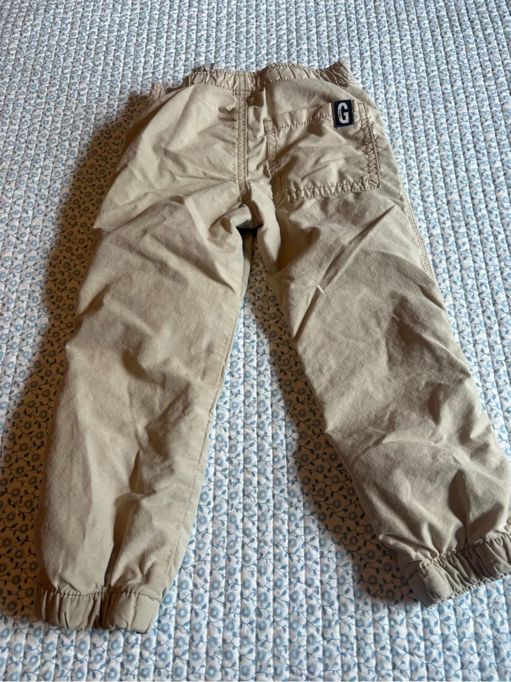 Gymboree Tan Pull-On Lined Jogger Pants for Kids